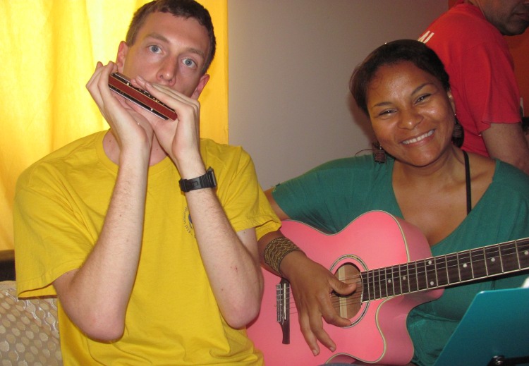 Muziek maken met Cacau