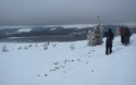 Loch Morlich onder de wolken