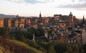 Edinburgh in de avondzon