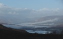 Lage wolken over Fort William