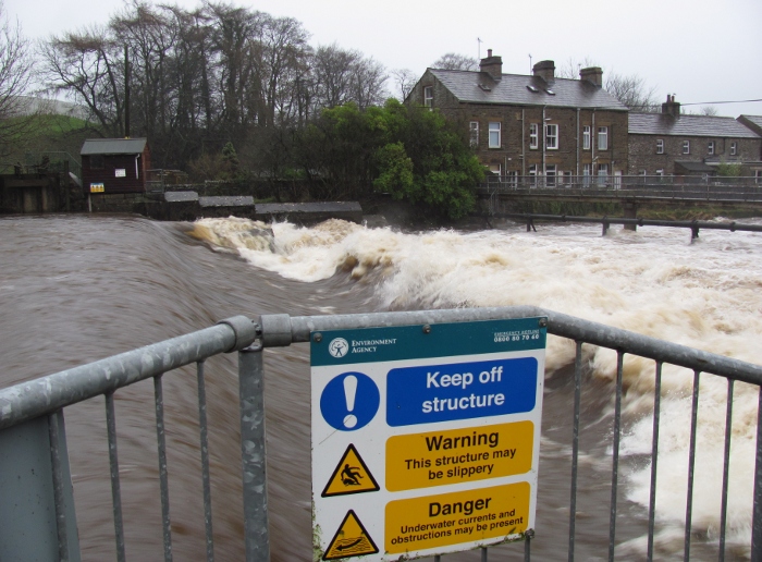 Stackhouse Weir (after downpoor)