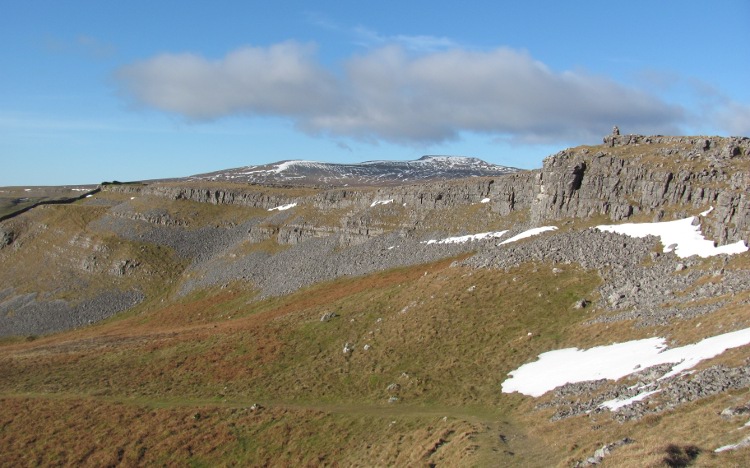 Moughton Scars en Ingleborough