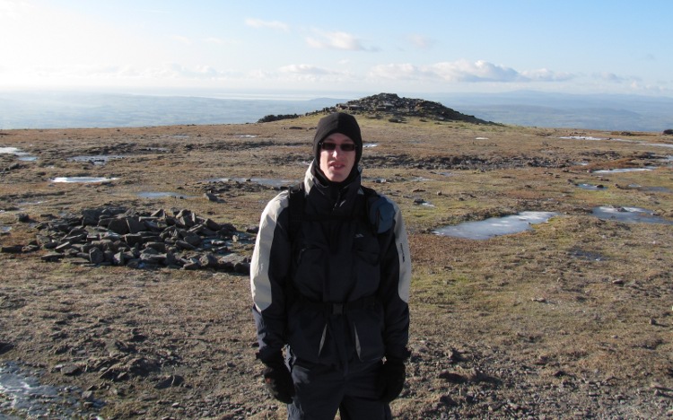 Stijn op Ingleborough
