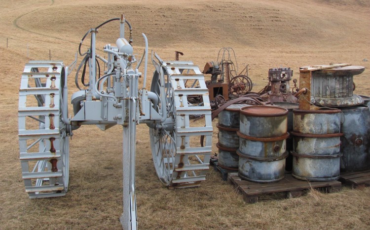 Oude tractor
