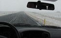 Met 90km/u door de sneeuwstorm
