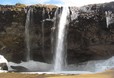 Seljalandsfoss v&oacute;&oacute;r twee dagen regen