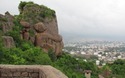 Zicht vanaf Golkonda fort