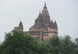 Uitzicht op de Chaturbhuj Tempel