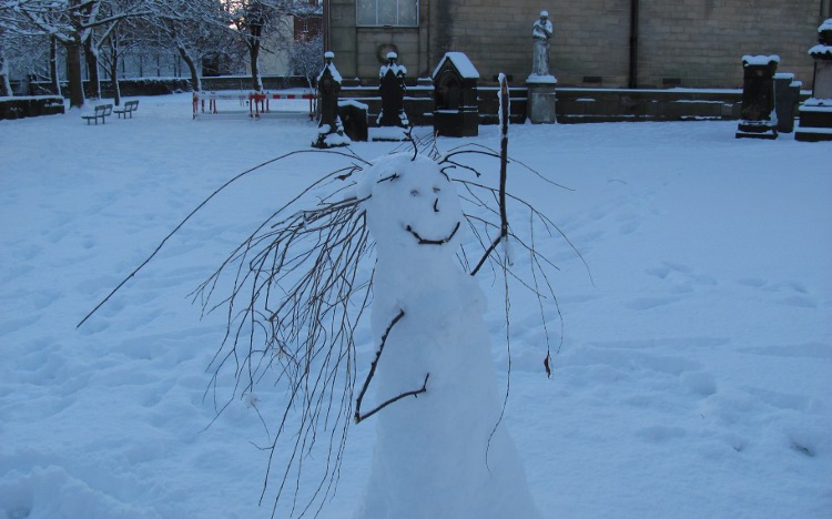 Harige sneeuwman