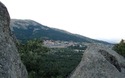 El Escorial vanaf Silla de Felipe II
