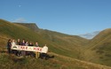 Hiking Club met uitzicht op Sharp Edge