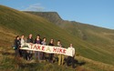 Hiking Club met uitzicht op Sharp Edge