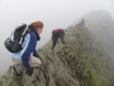 Scrambling op Striding Edge