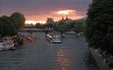 Zonsondergang aan de Seine