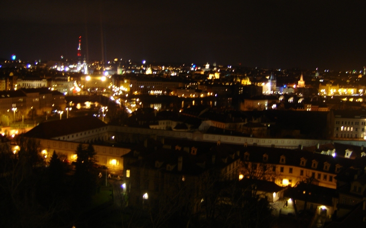 Prague by night