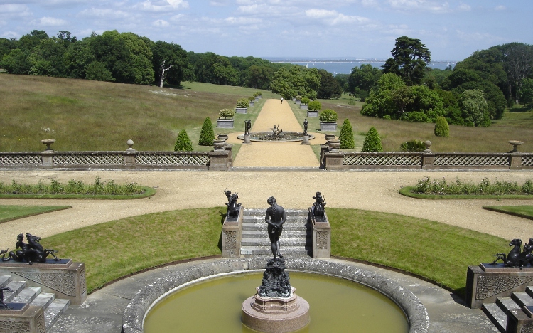 Osborne House: achtertuin