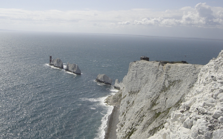 The Needles van de andere kant