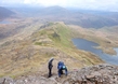 Scrambling up Crib Goch