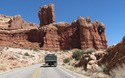 Arches NP binnenrijden