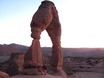 Bij Delicate Arch