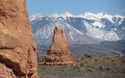 Richting La Sal Mountains