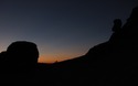 Zonsondergang, als alle fotografen vertrokken zijn...
