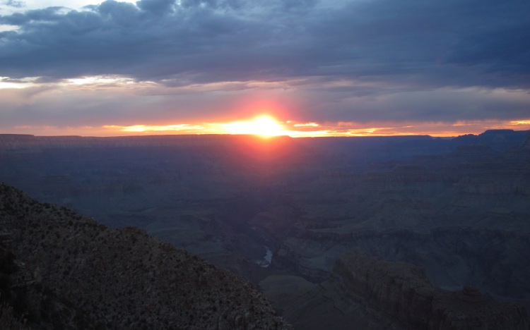 Grand Canyon zonsondergang