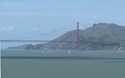 Golden Gate Bridge vanaf Alcatraz
