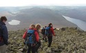 Afdaling van Sca Fell