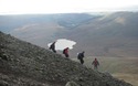 Afdaling van Sca Fell
