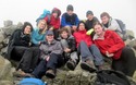 Groepsfoto op Kirk Fell