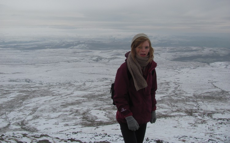Fran op Little Ingleborough