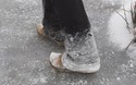 Besneeuwde broekspijpen
