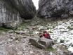 Groepsfoto in Trow Gill (vanuit de groep)