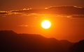 Zonsondergang over de Calanques