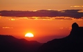 Zonsondergang over de Calanques