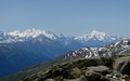 Uitzicht richting Dom, Mattehorn, Weisshorn